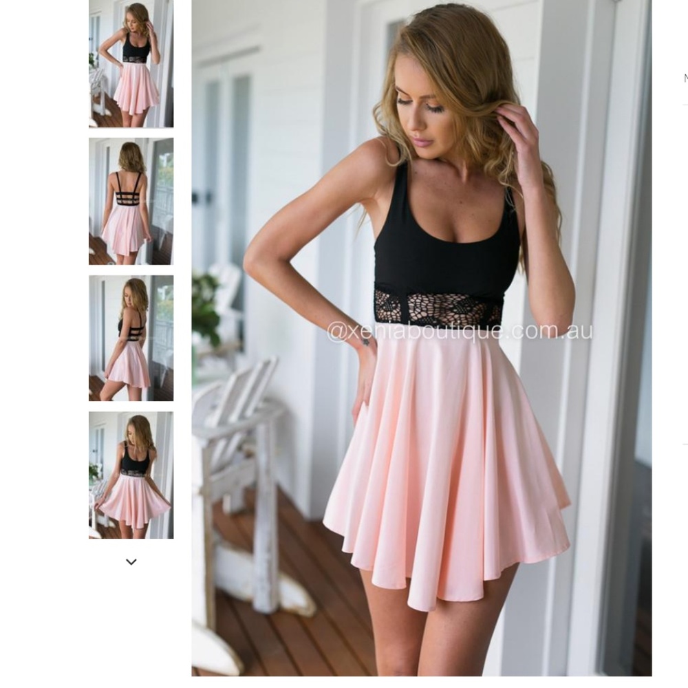 Xenia Cinderella Dress in Baby Pin